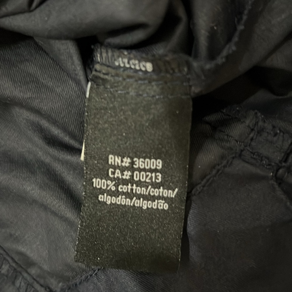 Calvin Klein Navy Lightweight Zip-Up Jacket w/ Hidden Front Snaps - Picture 8 of 8